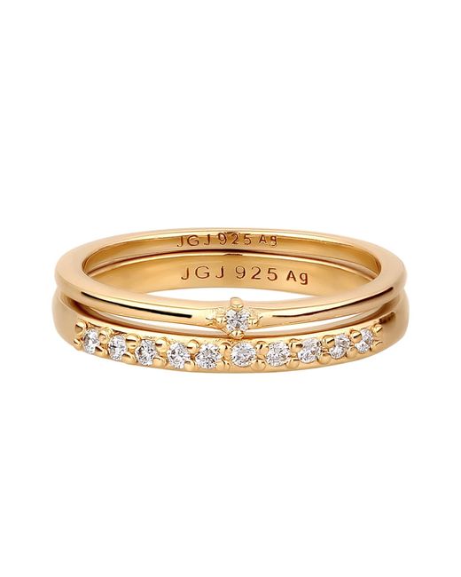 Elli DIAMONDS Metallic Ring-Set