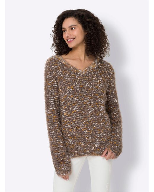 heine Brown Pullover