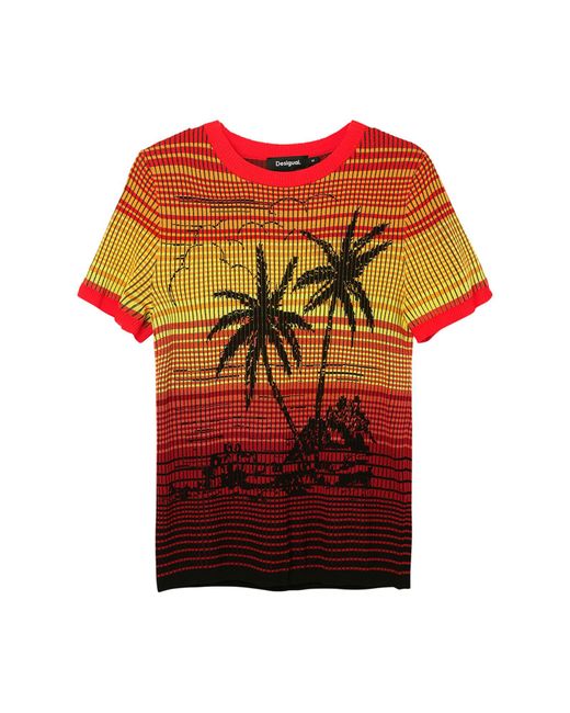Desigual Red T-Shirt