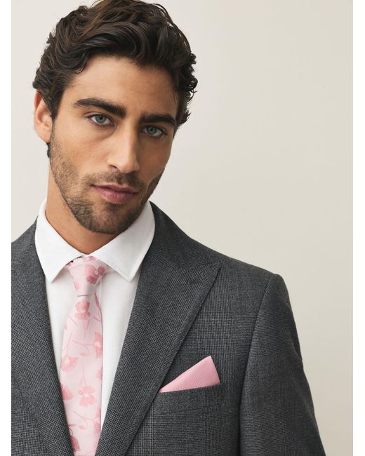 Next Einstecktuch in Pink für Herren
