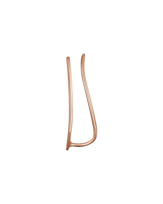 Elli Jewelry White Basic Earclimber