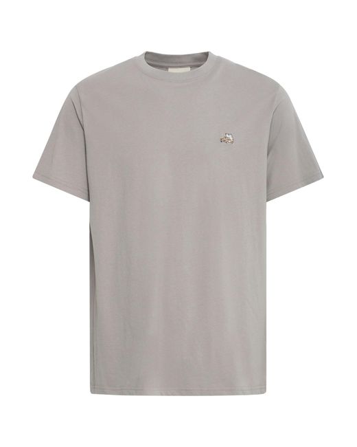 Solid Rundhalsshirt Sduwe in Gray für Herren