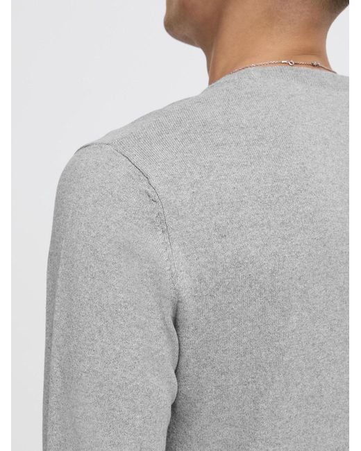 Solid Strickpullover Sdakant in Gray für Herren