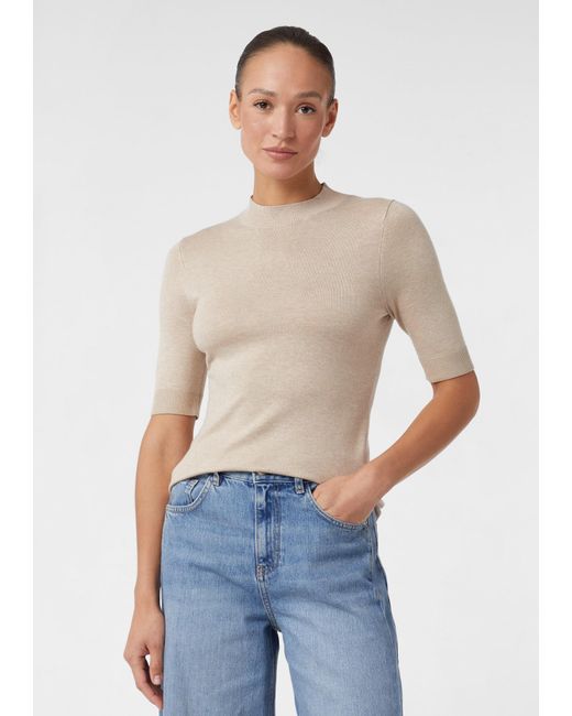 Comma, White Pullover