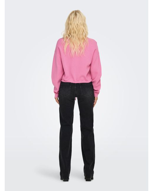 ONLY Pink Pullover 'Onlsummer'