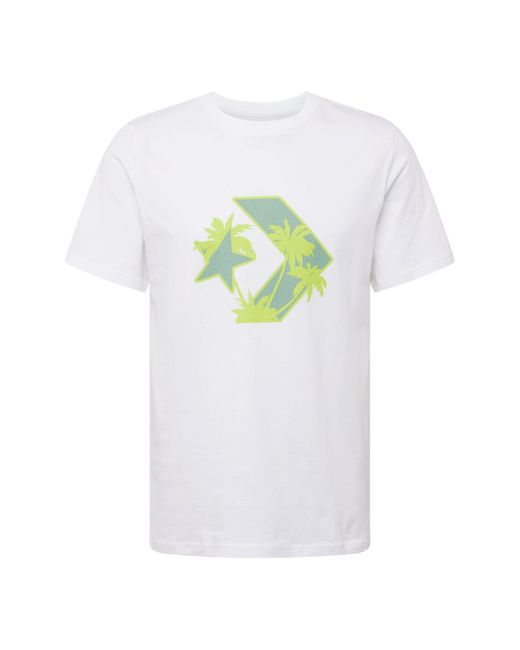 Converse T-shirt 'star' in White für Herren
