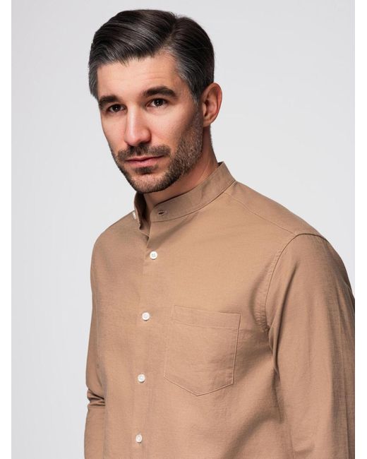 Ombre Hemd in Natural für Herren