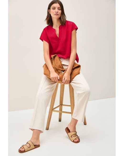 Cecil Red Bluse