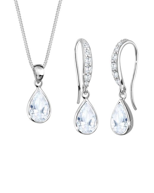 Elli Jewelry White Schmuckset