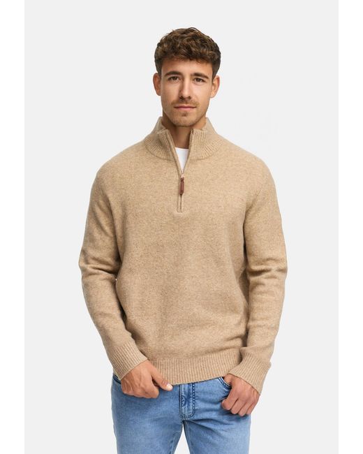 INDICODE Pullover Intrax in Natural für Herren
