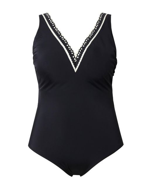 Ulla Popken Black Badeanzug (Grs)