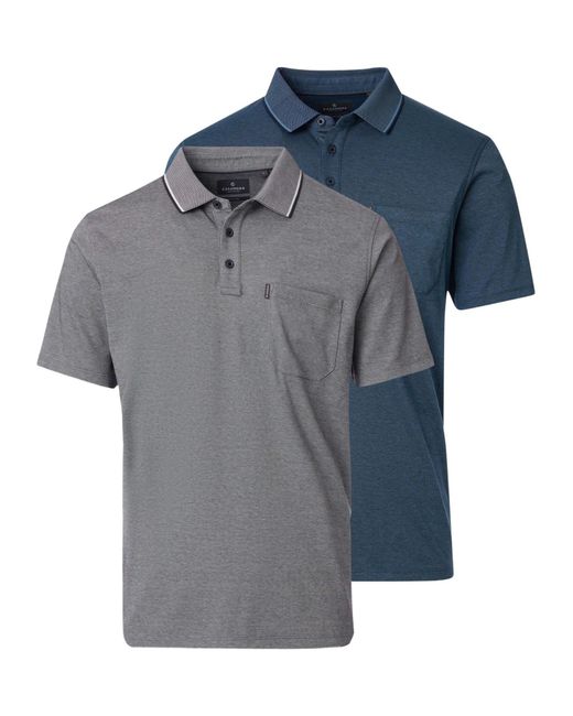 CASA MODA Shirt Basic in Blue für Herren