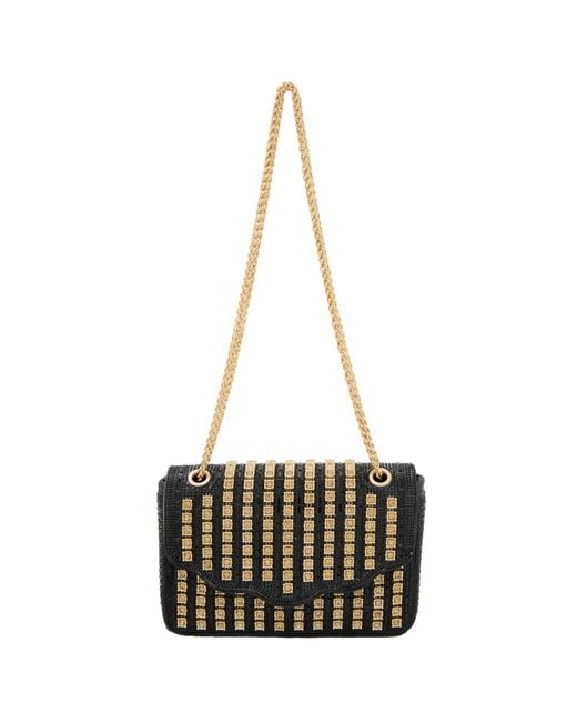 faina White Schultertasche