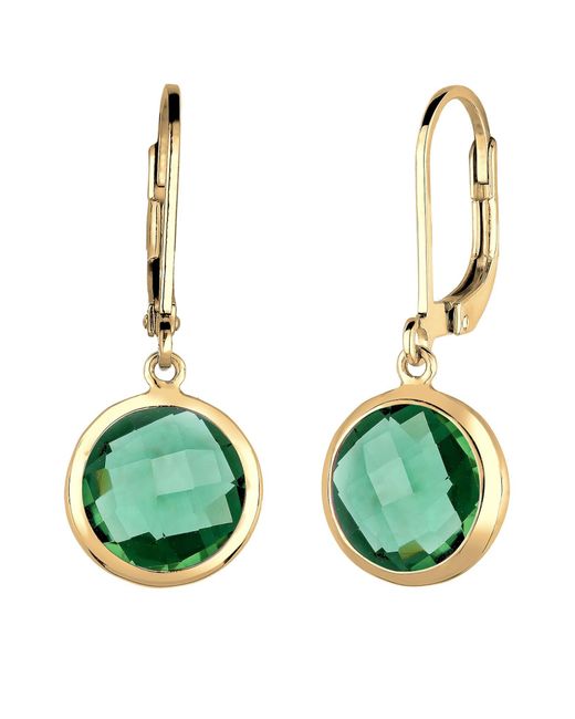 Elli Jewelry Green Ohrringe Quarz