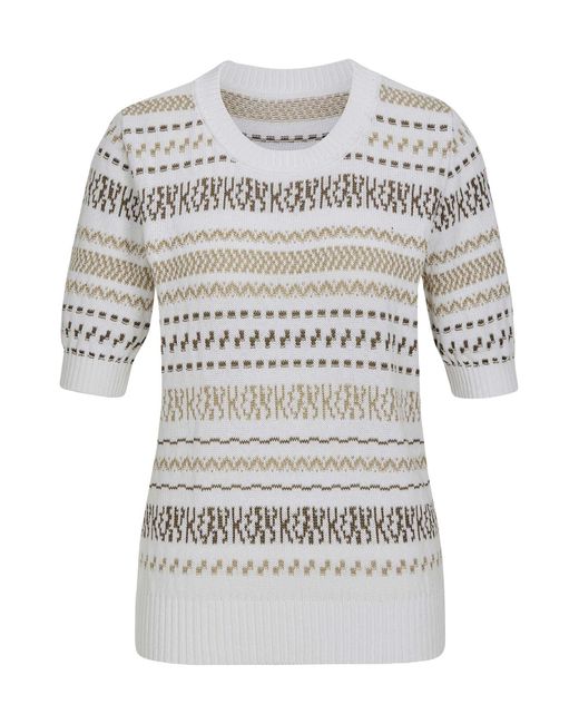 Madeleine White Pullover