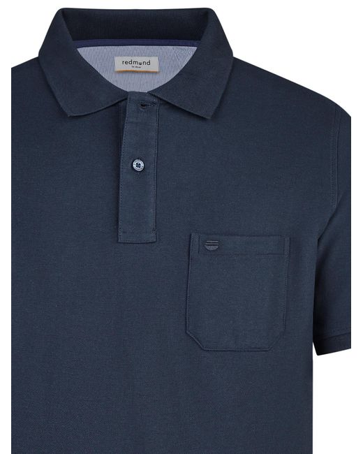 Redmond Shirt Basic in Blue für Herren