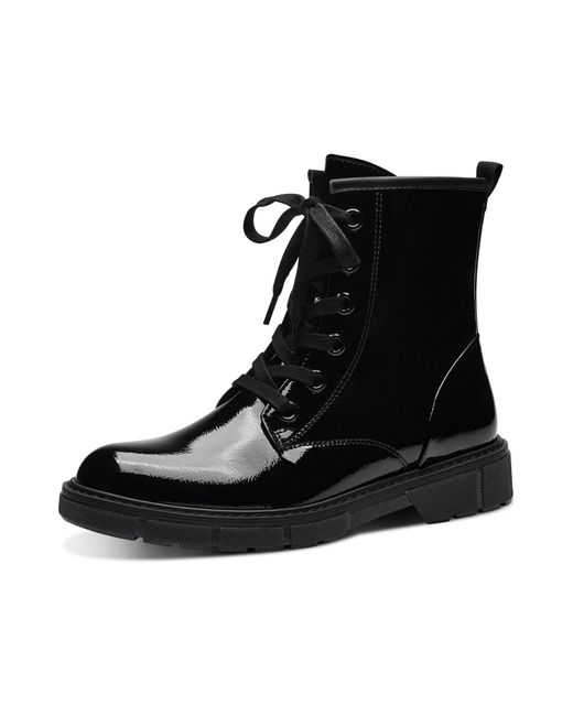 Marco Tozzi Black Schnürstiefelette