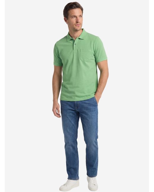 Redmond Shirt Basic in Green für Herren