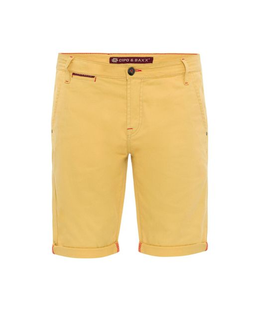 Cipo & Baxx Shorts in Yellow für Herren