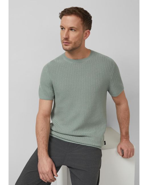 S.oliver Strickpullover in Gray für Herren