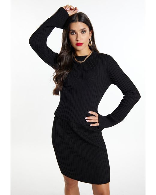 faina Black Pullover Dedica