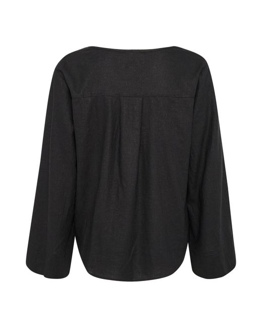 My Essential Wardrobe Black Bluse 'Dias'