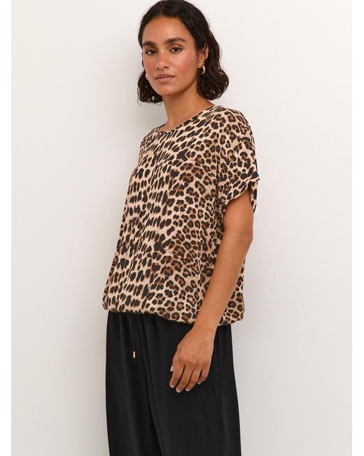 Kaffe White Bluse 'aamber'