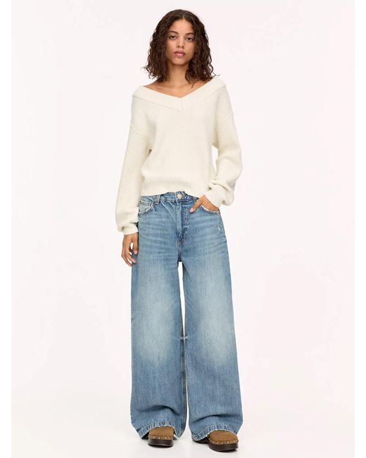Pull&Bear Natural Pullover Pico