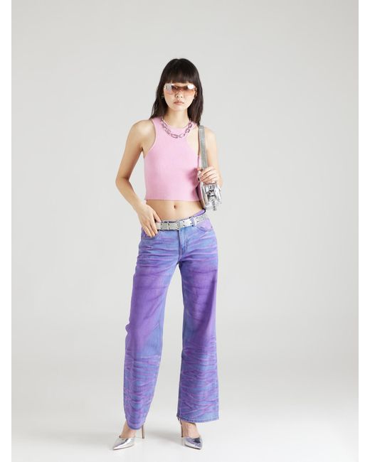 Monki Purple Jeans