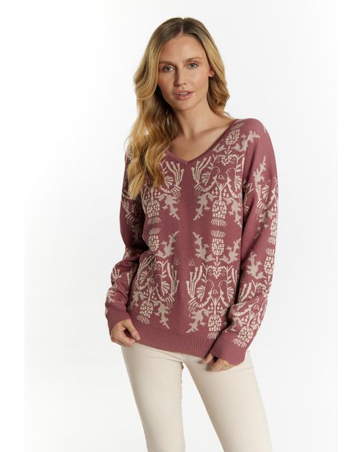 Usha Red Pullover