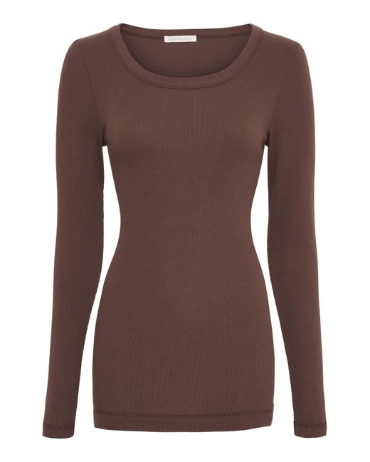 Seamless Basic Brown Shirt Allure