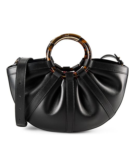 Coccinelle Black Shopper Shell, Leder