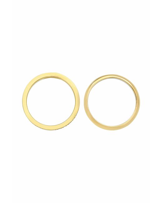 Elli Jewelry Metallic Bandring Kristall