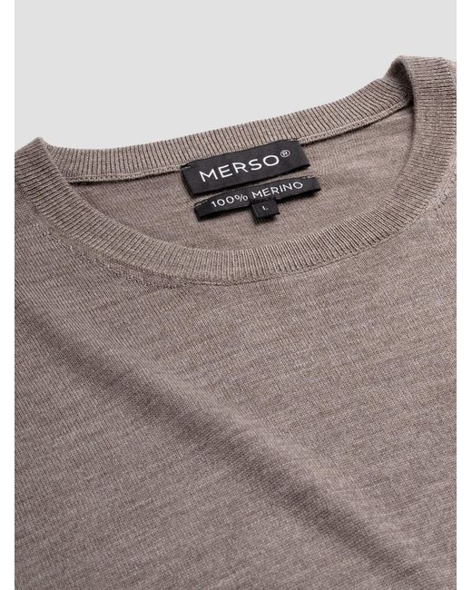 merso Pullover in Gray für Herren