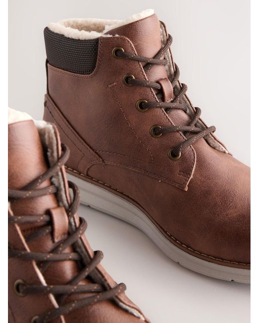Next Schnürstiefel in Brown für Herren