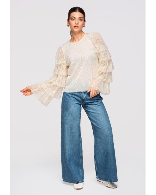 Ombre Blue Bluse