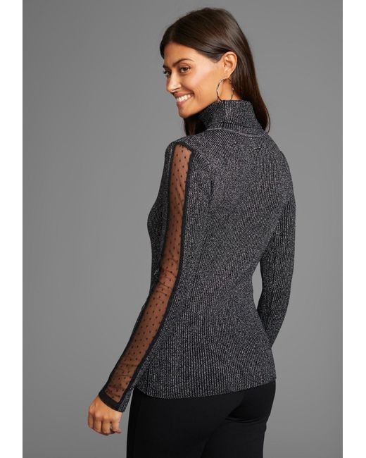 Laura Scott Black Pullover