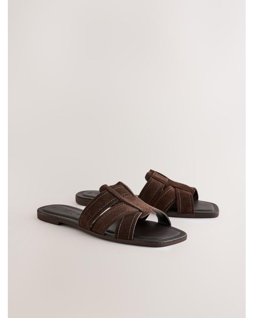 Next Brown Pantolette