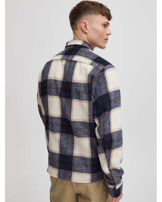 Solid Übergangsjacke Gideon in Blue für Herren
