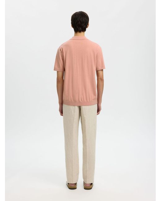 SELECTED Pullover in Pink für Herren