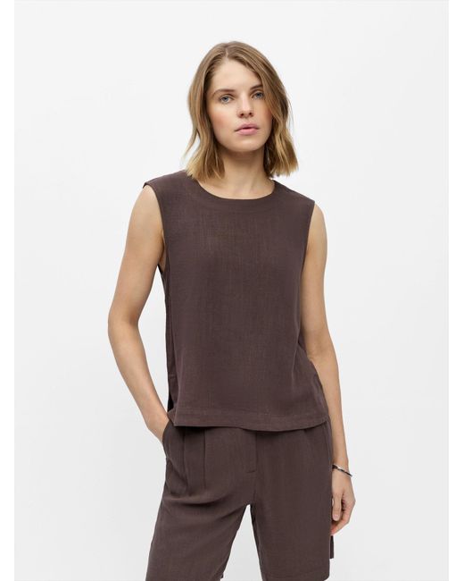 Object Brown Bluse Objsanne