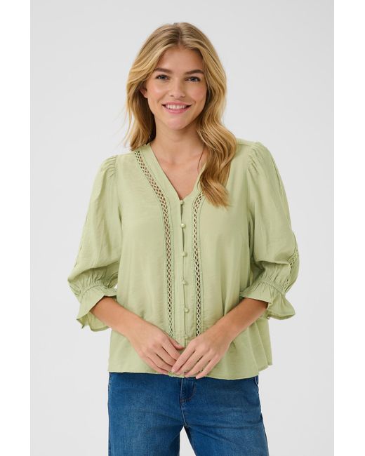 Cream Green Bluse 'Crbillie'