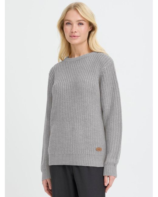 Oxmo Gray Pullover Oxedna Oneck