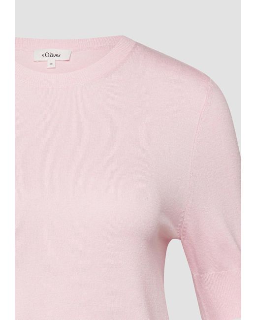 S.oliver Pink Strickpullover