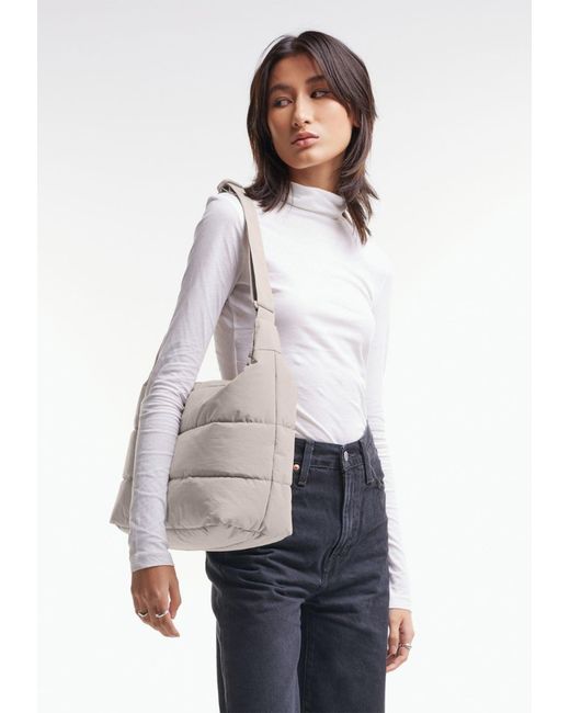 GotBag White Schultertasche Puffer