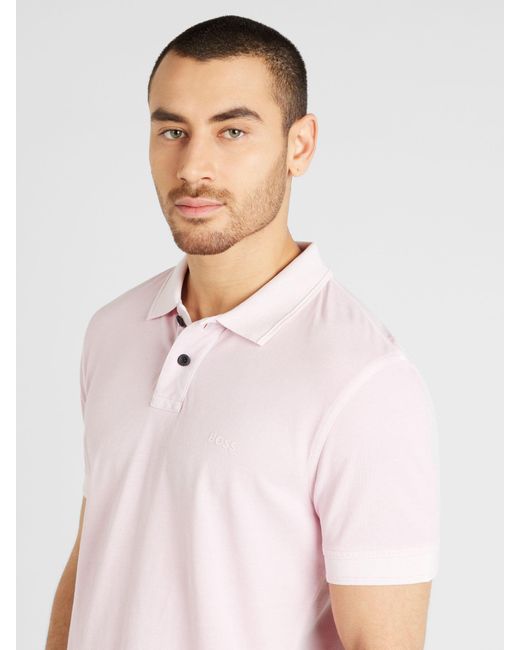 BOSS by HUGO BOSS Poloshirt \'prime\' in Pink für Herren | Lyst DE | 