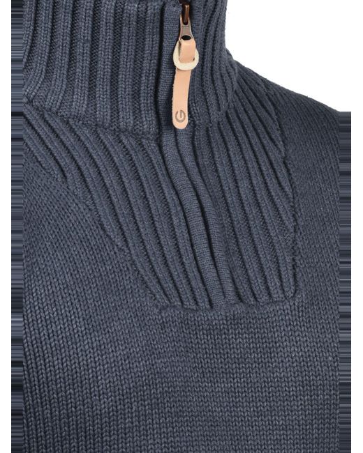 Solid Strickpullover Petro in Blue für Herren