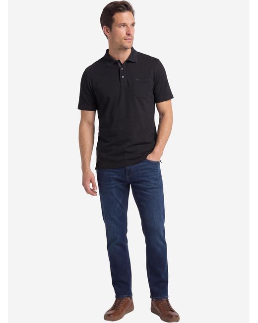Redmond Shirt Basic in Black für Herren