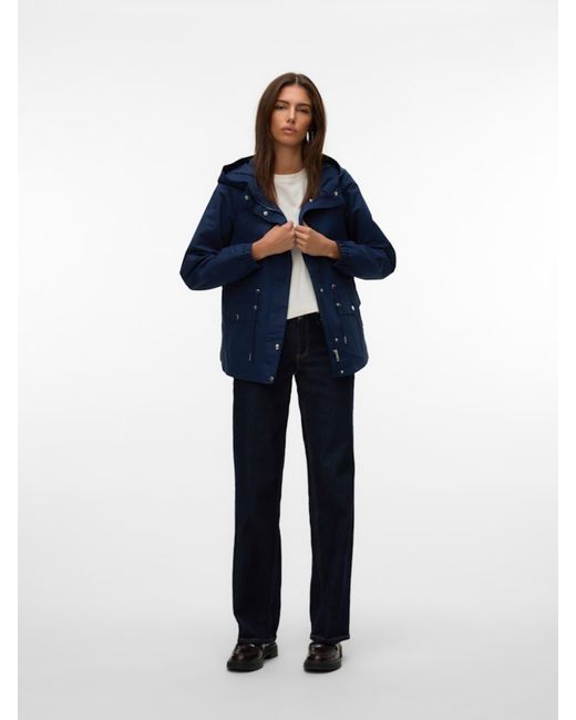 Vero Moda Blue Parka Vmpaisley