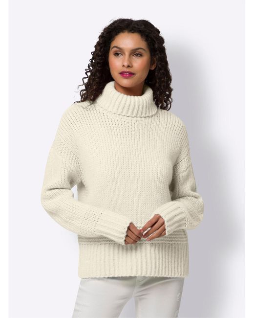 heine White Pullover